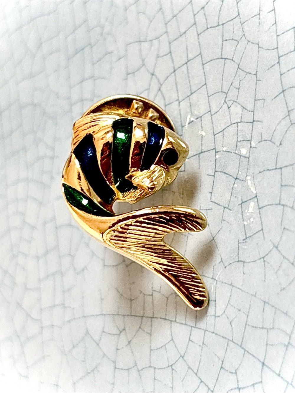 70s-80s Vintage Fish Enamel Ballou Pin